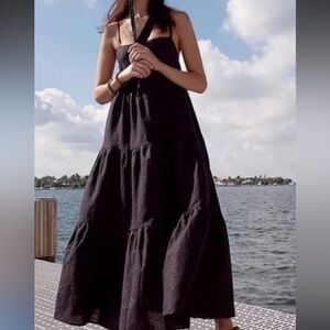 Charlie Holiday black Maxi Dress